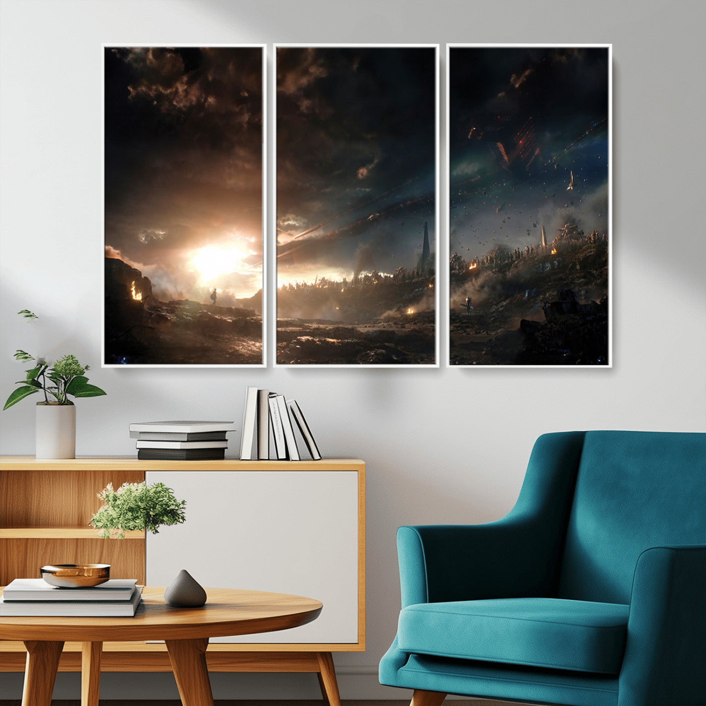 MGV-FC-48X32-3P - Avengers Planet Wall Art Canvas Print