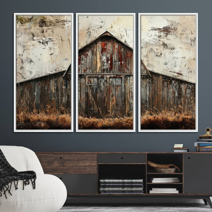 Rustic Barn Wall Art enhances your space with farmhouse-style decor.