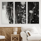 73281-MGV-CV-36X24-Winter Horse Snow Wall Art Canvas Print