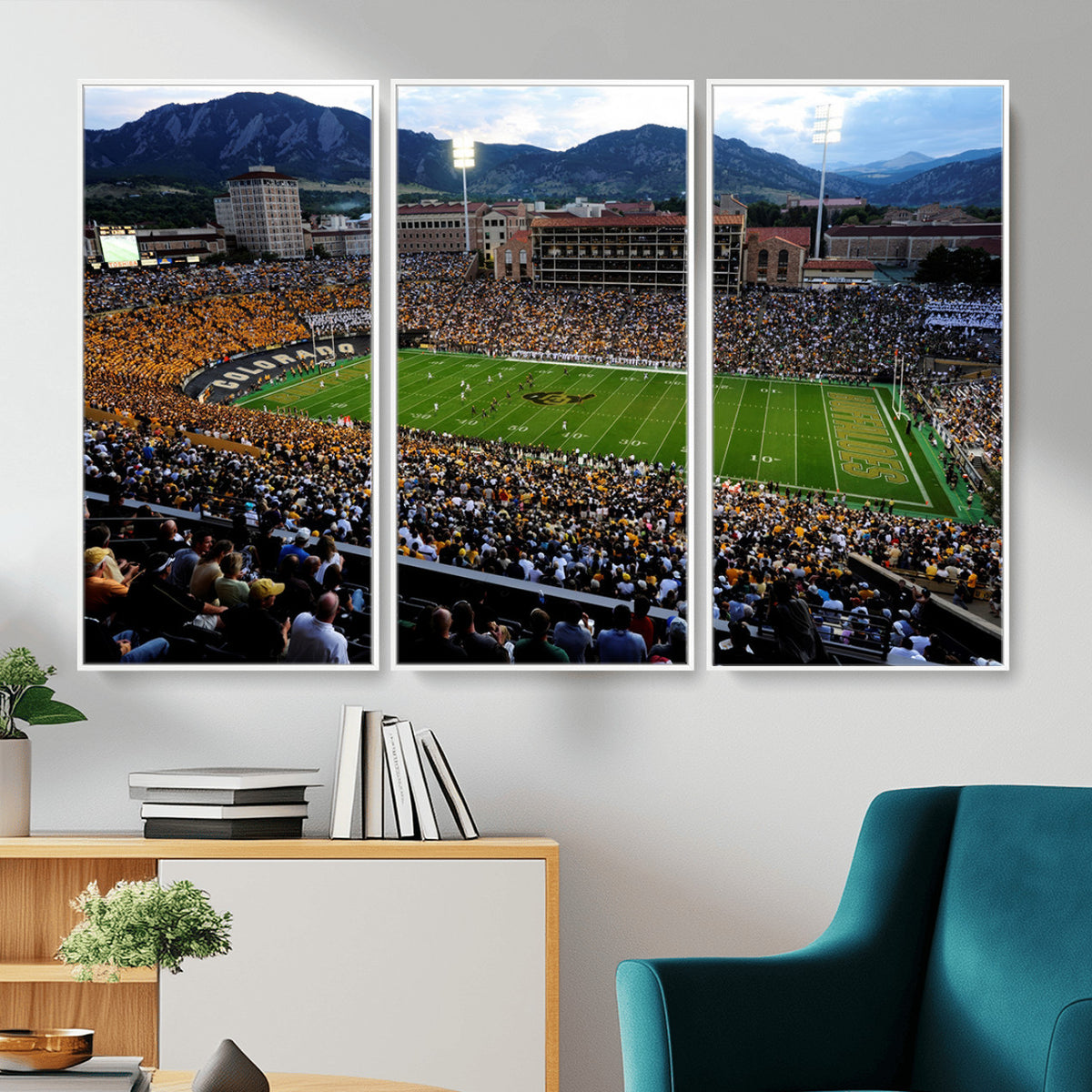 60552-MGV-CV-36X24 - Folsom Field, University of Colorado Buffaloes Football