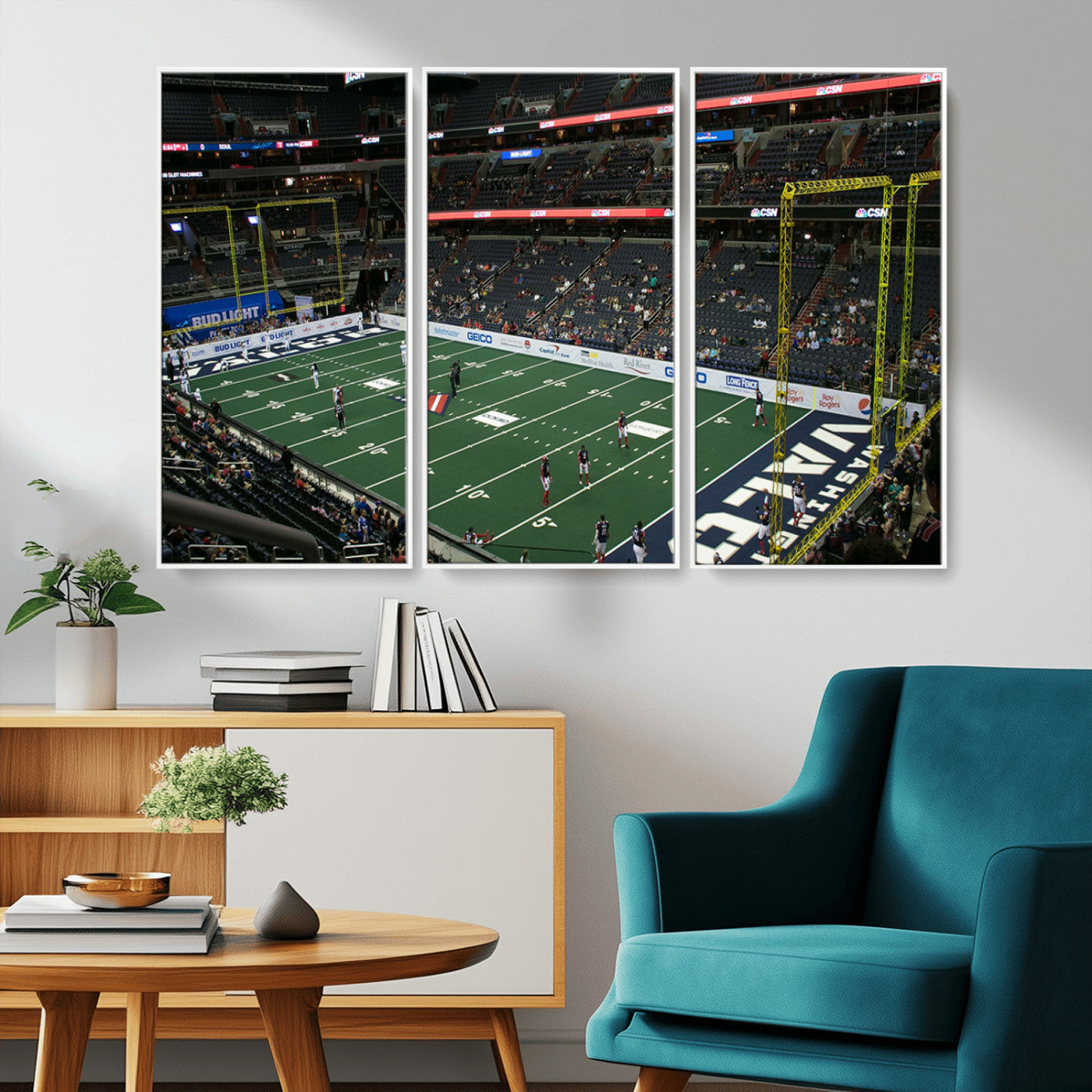 MGV-FC-48X32-3P - Capital One Arena Wall Art | Washington Wizards & Capitals Print | Canvas Print | Ready to Hang |
