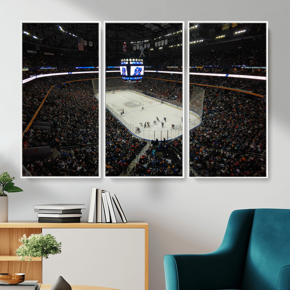 15132-MGV-CV-36X24 - KeyBank Center New York Buffalo Sabres Hockey Stadium Canvas