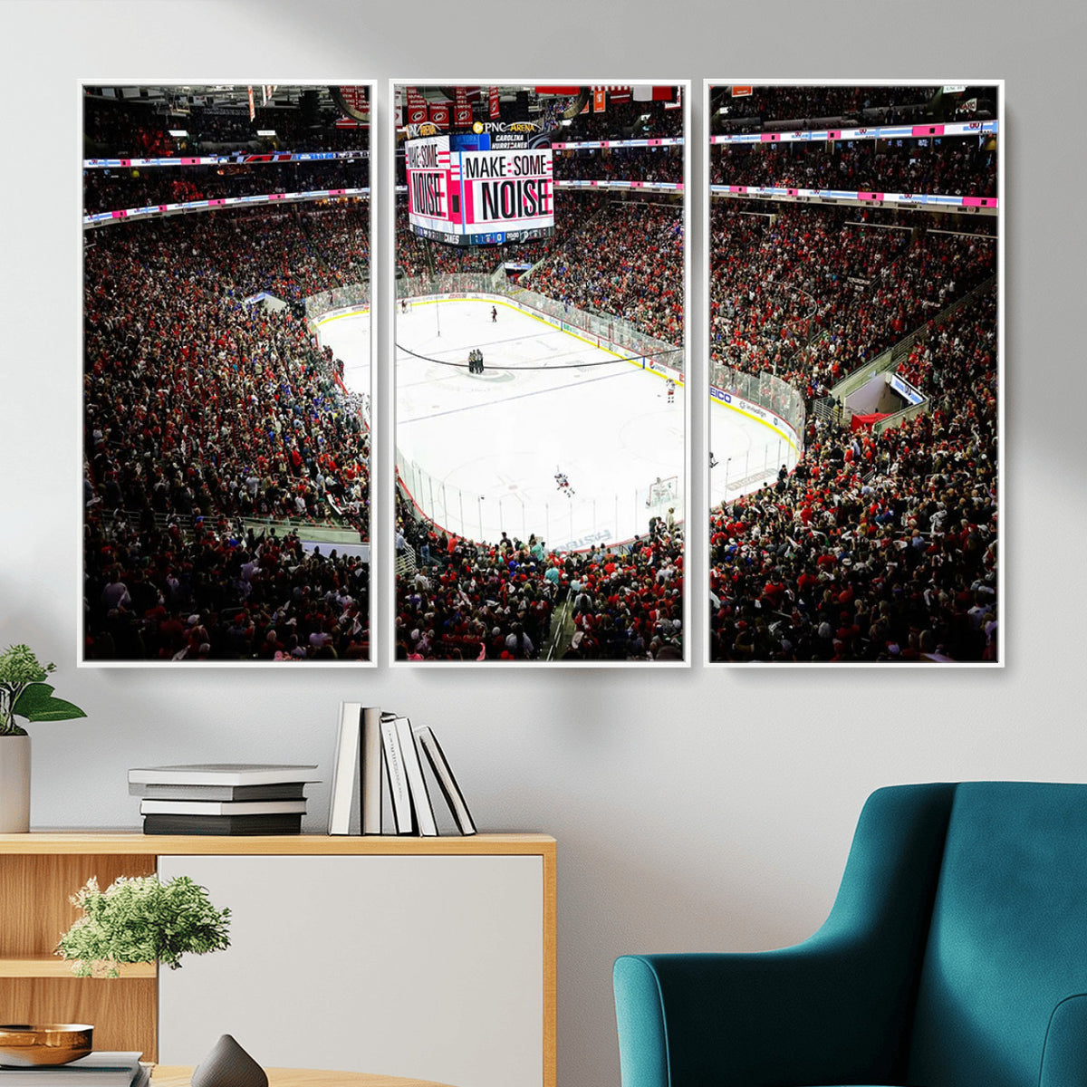73950-MGV-CV-36X24 - PNC Arena Raleigh North Carolina Hurricanes Hockey Stadium