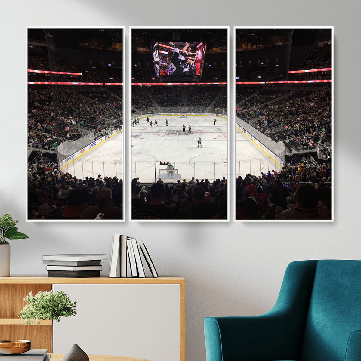 14802-MGV-CV-36X24 - T Mobile Arena Paradise Nevada Vegas Golden Knights Ice Hockey Stadium