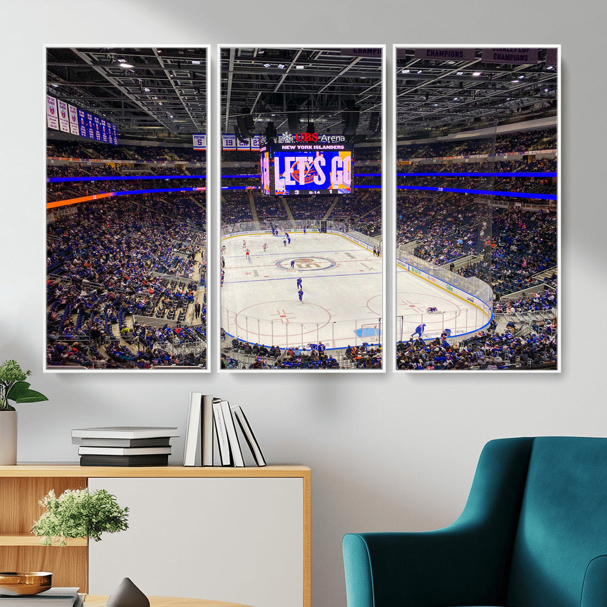 78692-MGV-CV-36X24 - UBS Arena Elmont New York Islanders Ice Hockey Wall Art, UBS Arena Elmont Wall Art Canvas Print