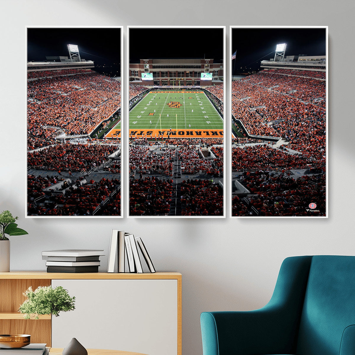 81675-MGV-CV-36X24 - Boone Pickens Stadium Wall Art Oklahoma State Cowboys Print