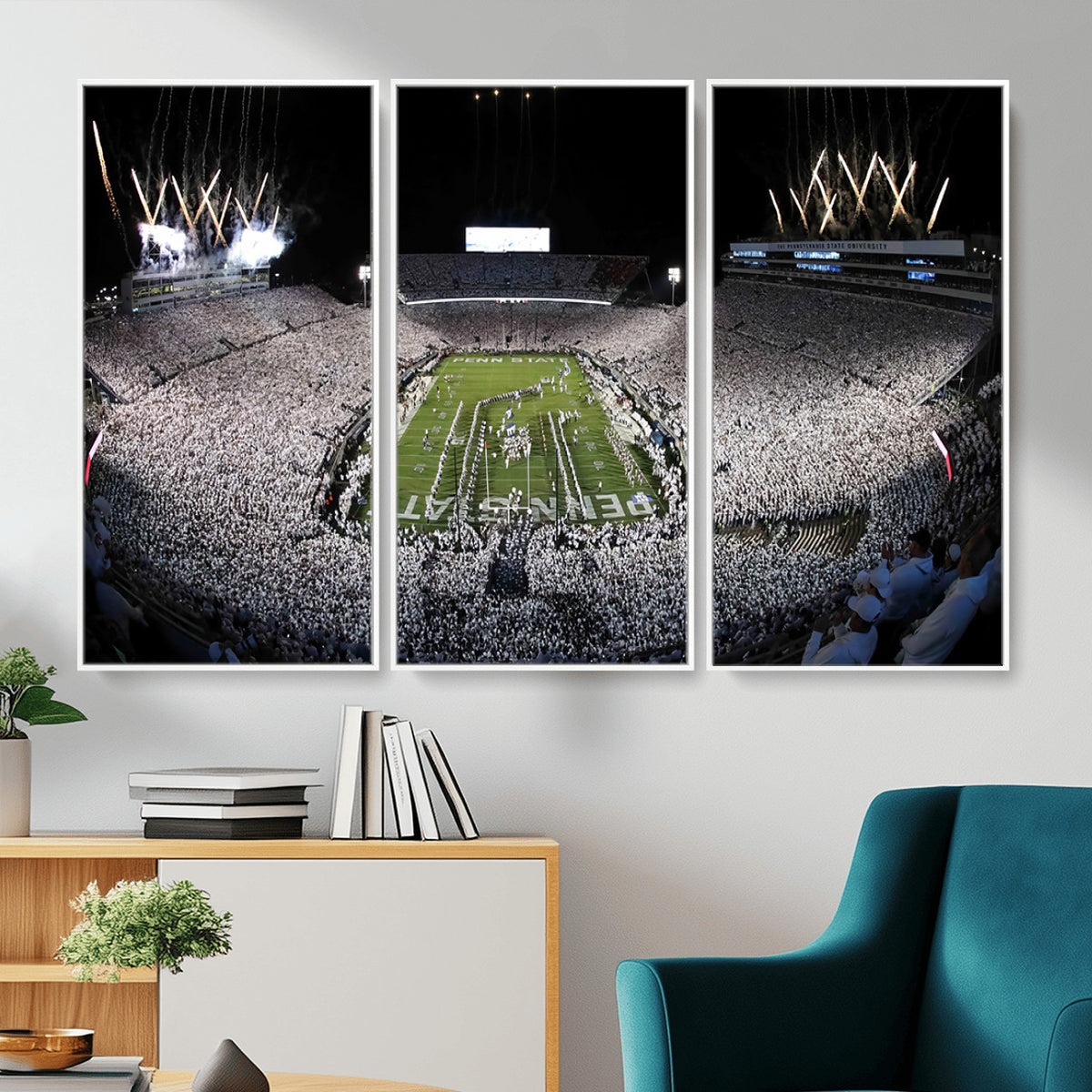 84537-MGV-CV-36X24 - Penn State Beaver Stadium Canvas Wall Art - Nittany Lions Football Print
