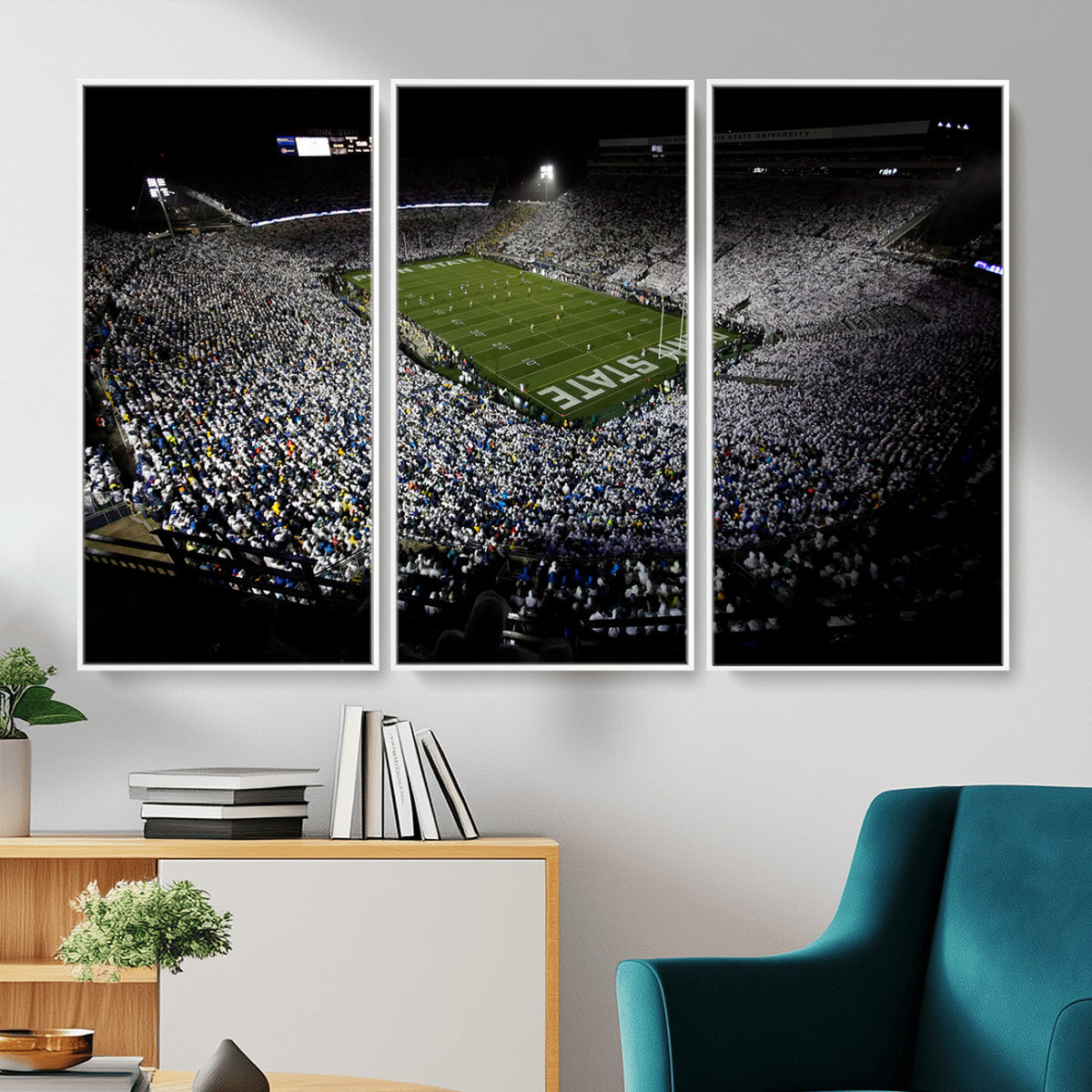 96825-MGV-CV-36X24 - Penn State Football Stadium Wall Art - Beaver Stadium Canvas Print