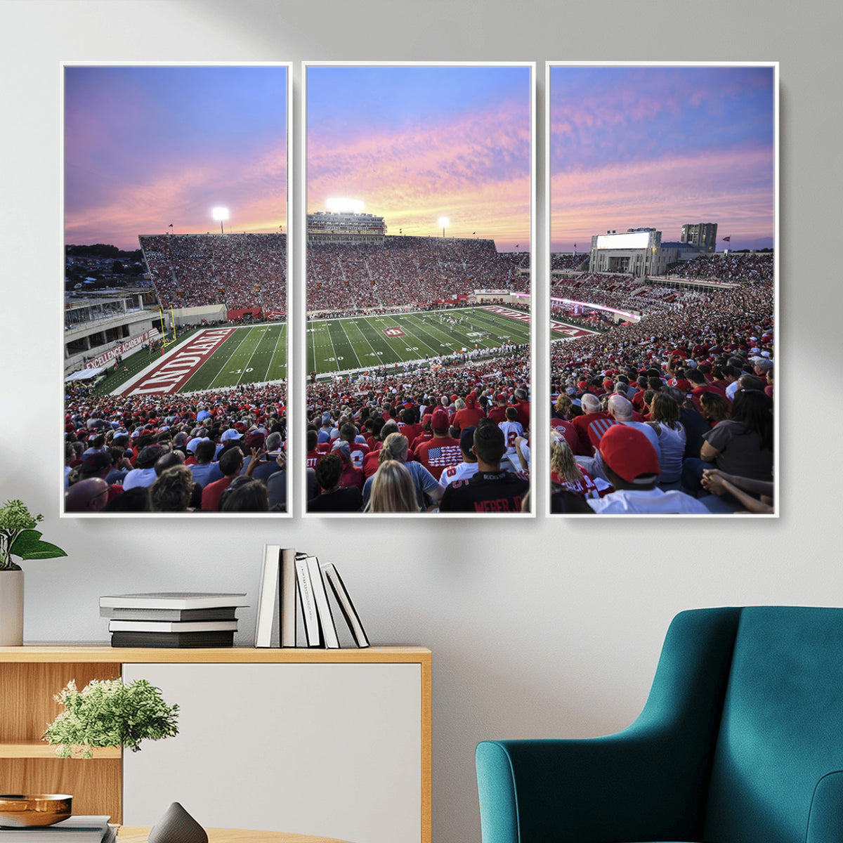 13046-MGV-CV-36X24 - Indiana University Hoosiers Football Team Print