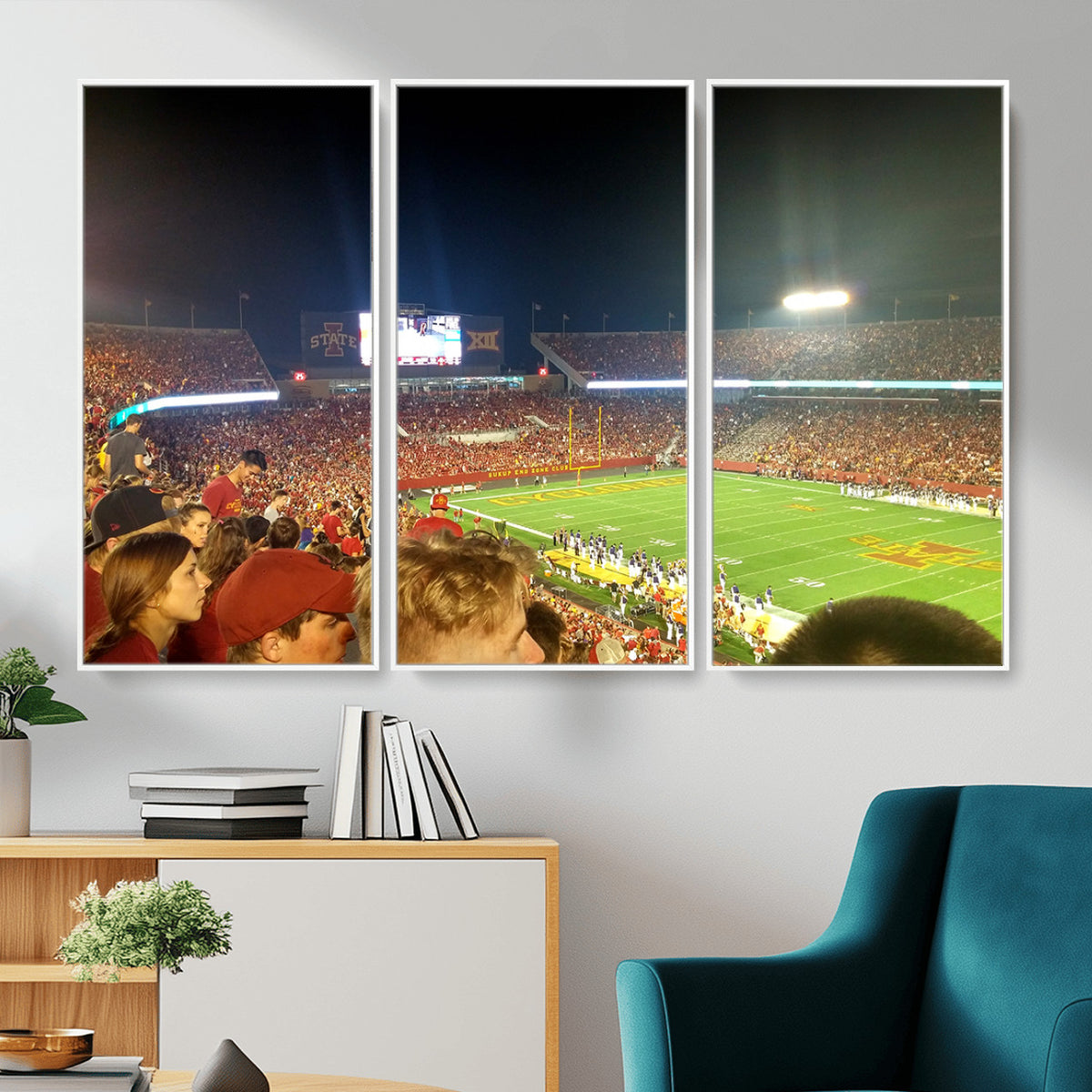 94319-MGV-CV-36X24 - Iowa State University Cyclones Art Print, Jack Trice Stadium Ames