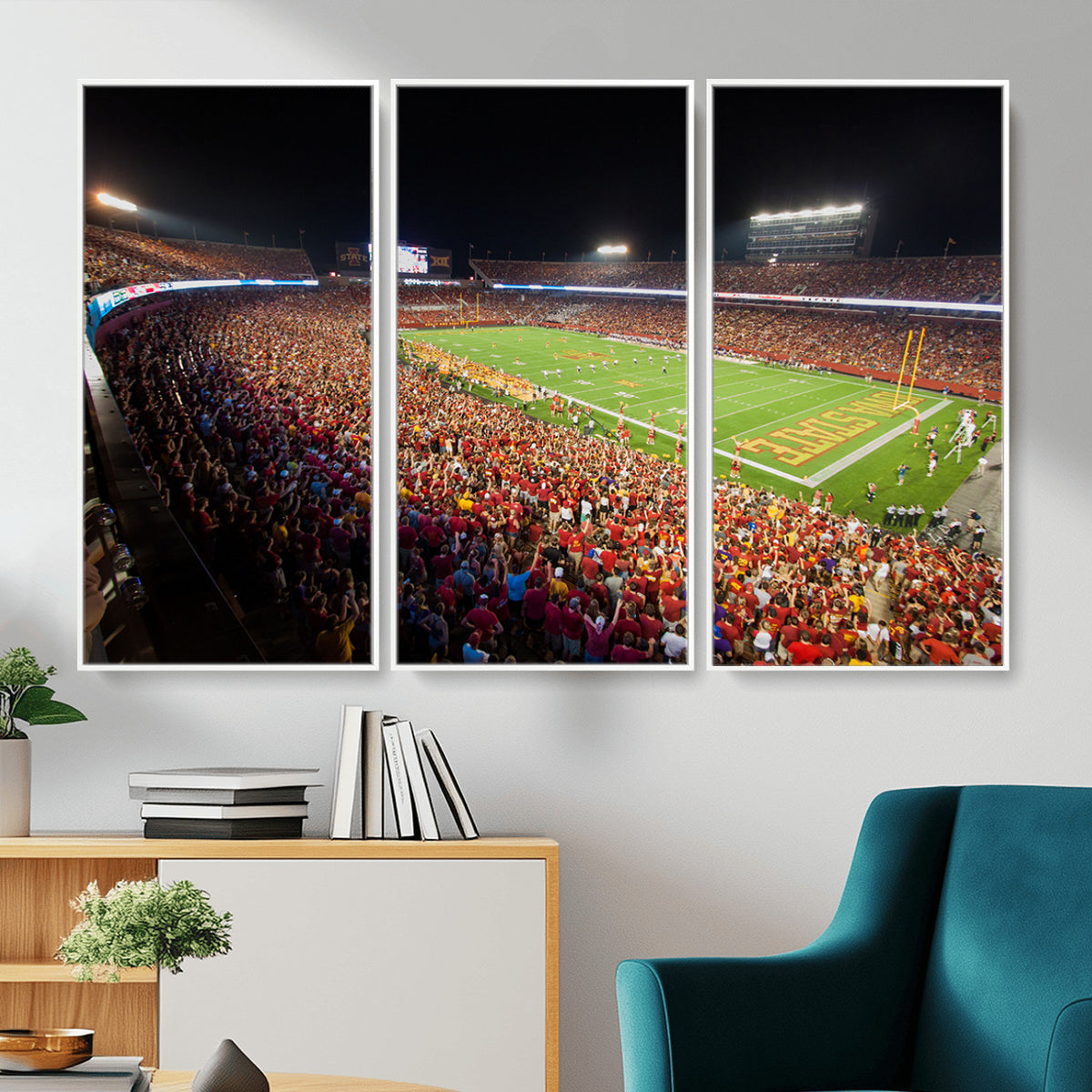 35139-MGV-CV-36X24 - Iowa State University Cyclones Canvas Print, Jack Trice Stadium
