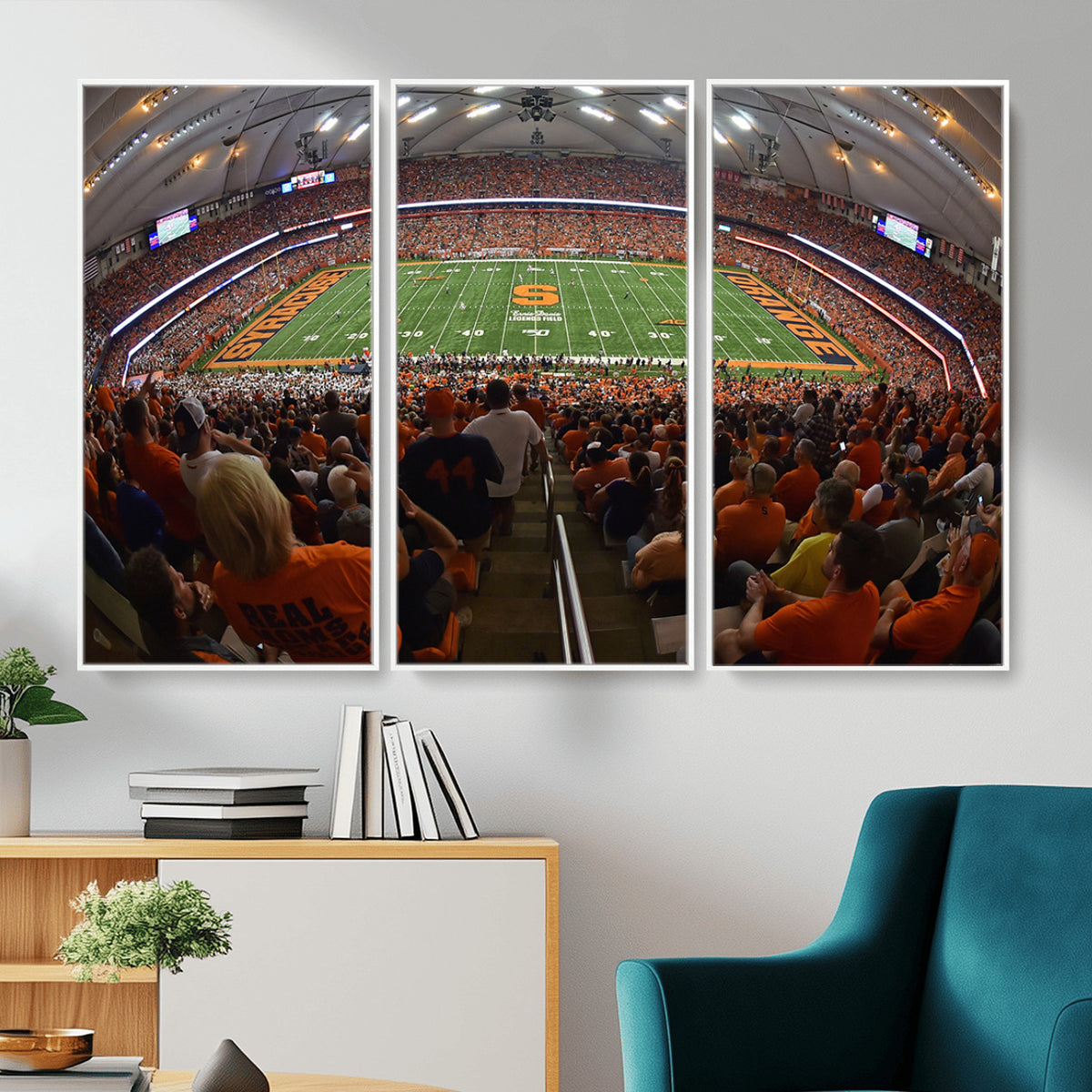 43291-MGV-CV-36X24 - Syracuse University Orange Football Canvas Print, Football Team Print - Syracuse JMA Wireless Dome