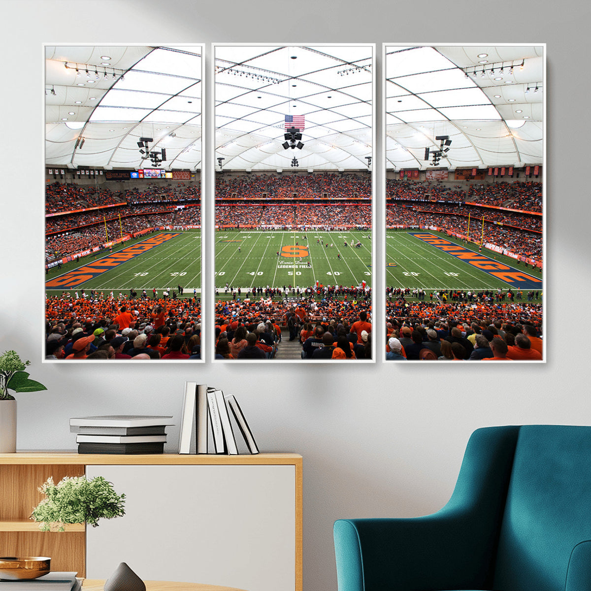 78104-MGV-CV-36X24 - Syracuse University Orange Football Team Print, Syracuse
