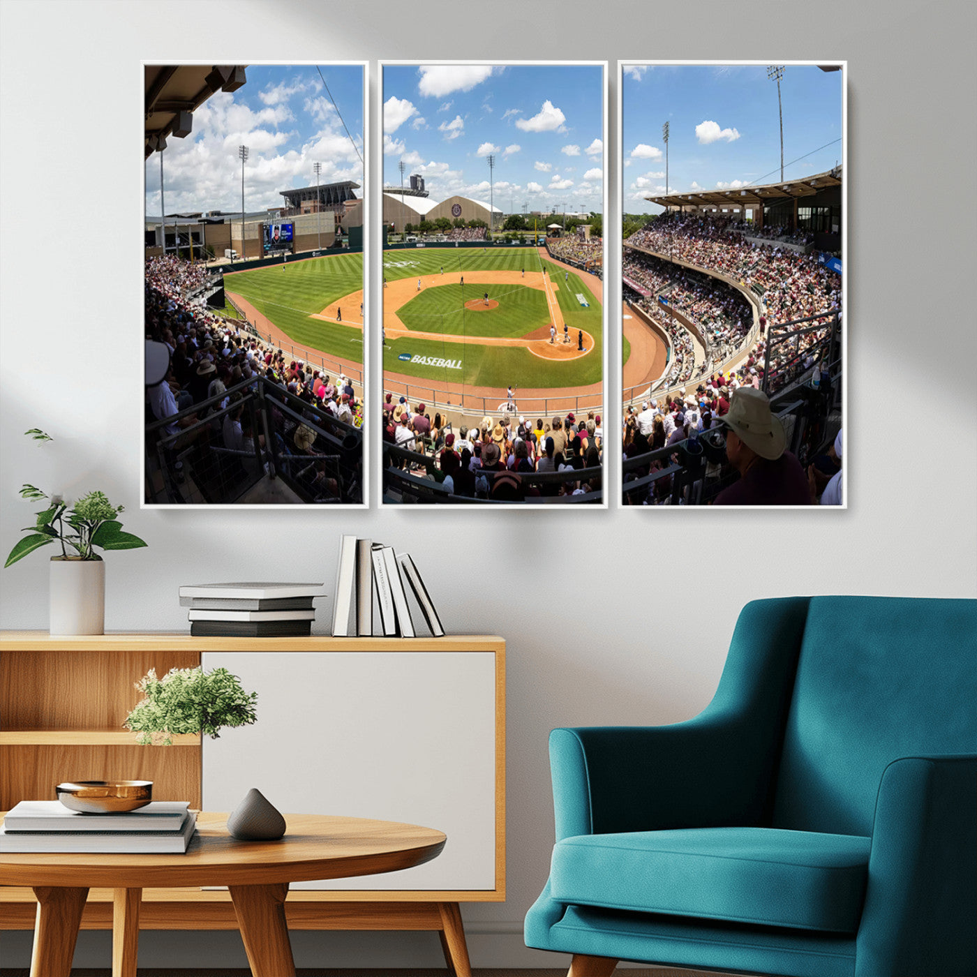 MGV-FC-48X32-3P - The Texas A&M University Aggies Athletics Team Print - College Station Kyle Field Wall Art Canvas
