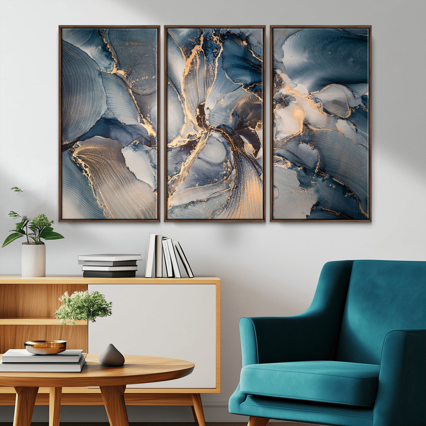 MGV-FC-48X32-3P - Abstract Wall Art Canvas Print for Modern Home Decor