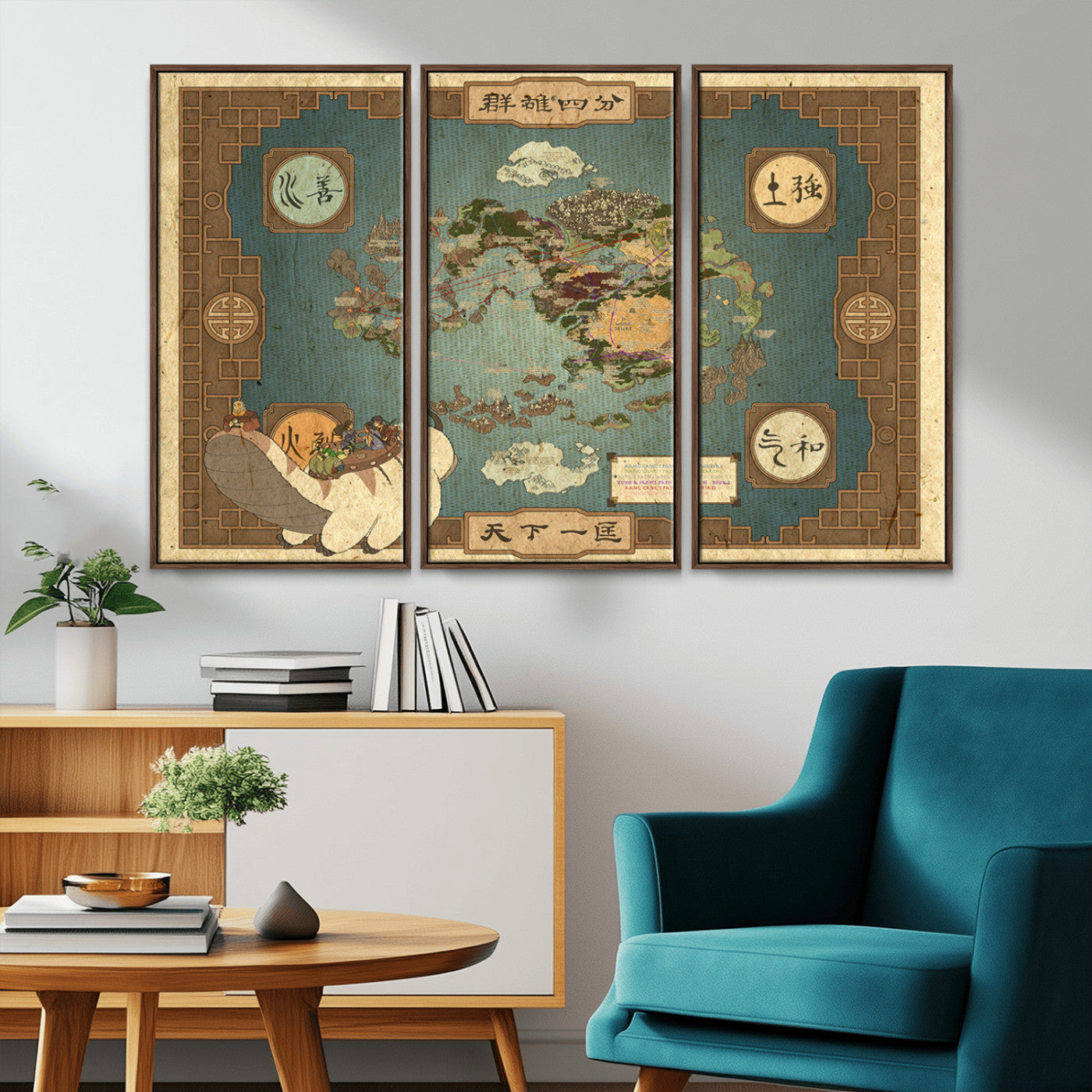 MGV-FC-48X32-3P - Push Pin World Map Canvas Print – Framed Wall Art for Couples to Track Their Travels – Anniversary