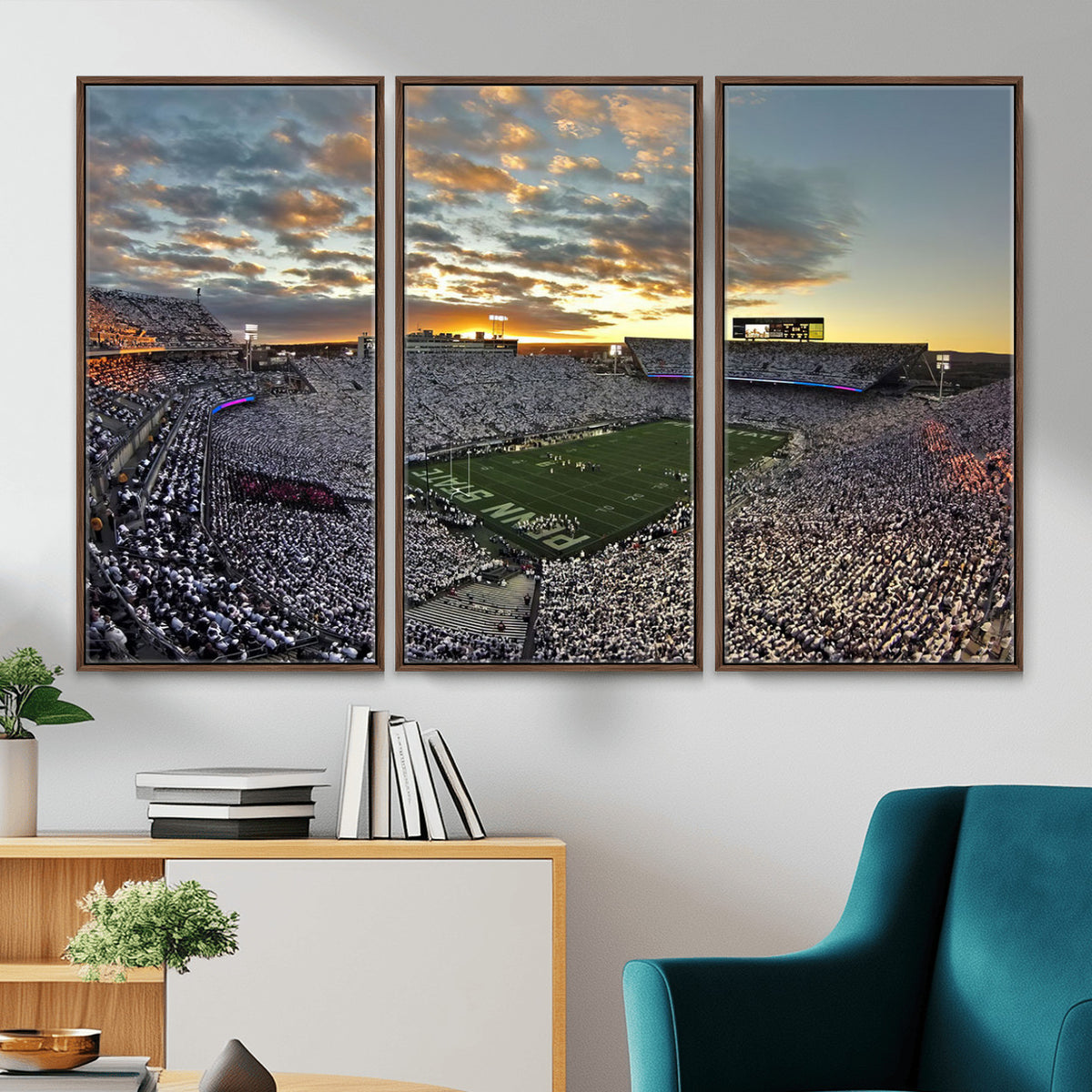 38807-MGV-CV-36X24 - Beaver Stadium Wall Art, Penn State Stadium Wall Art | Penn State Nittany Lions Football
