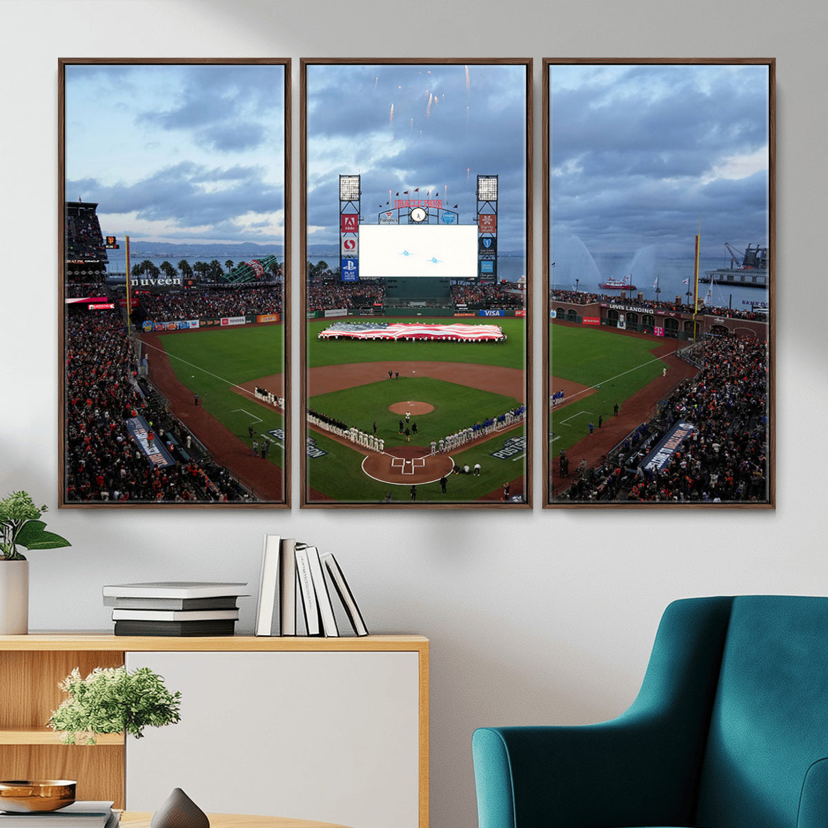 44631-MGV-CV-36X24 - Oracle Park San Francisco Giants Wall Art | Oracle Park Stadium Canvas Print