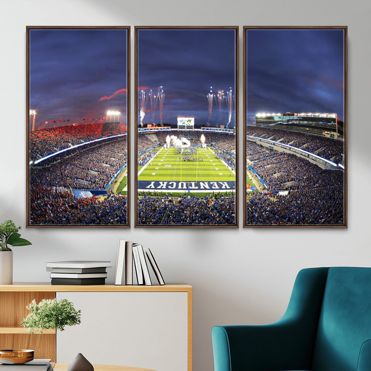 26008-MGV-CV-36X24 - Kroger Field Canvas Wall Art, Kentucky Stadium Wall Art