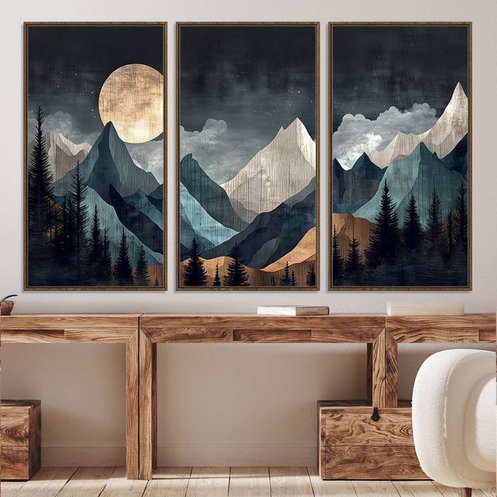 Framed Wall Art Canvas Print