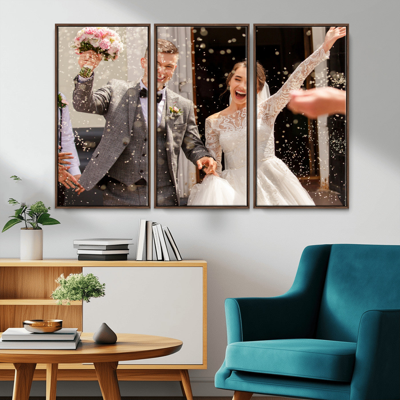 Framed Create Your Canvas Print - Personalized Wall Art for Home Decor Wall Art Print, Create Your Own Photo Canvas Print