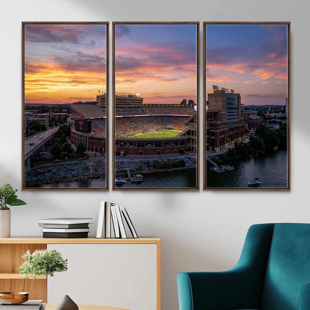 61093642-MGV-CV-36X24 - Stadium Wall Art Canvas Print