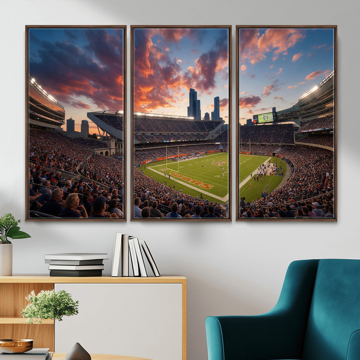 21104528-MGV-CV-36X24 - Stadium Wall Art Canvas Print