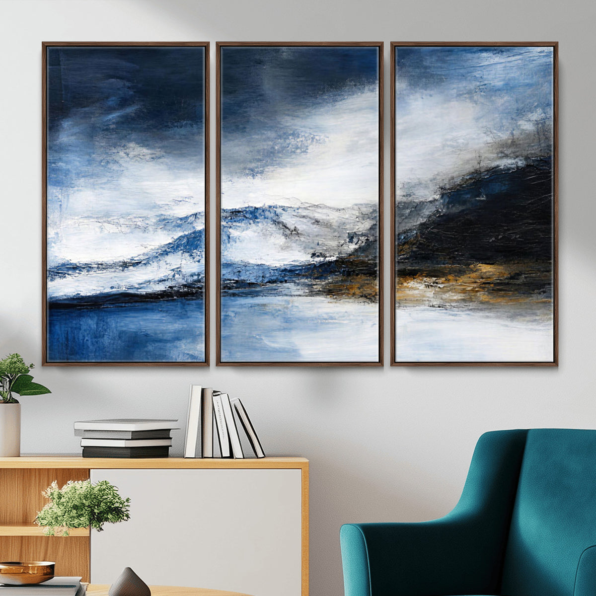 48142030SS-_Poster-30x20 - Extra Large Abstract Wall Art Canvas Print