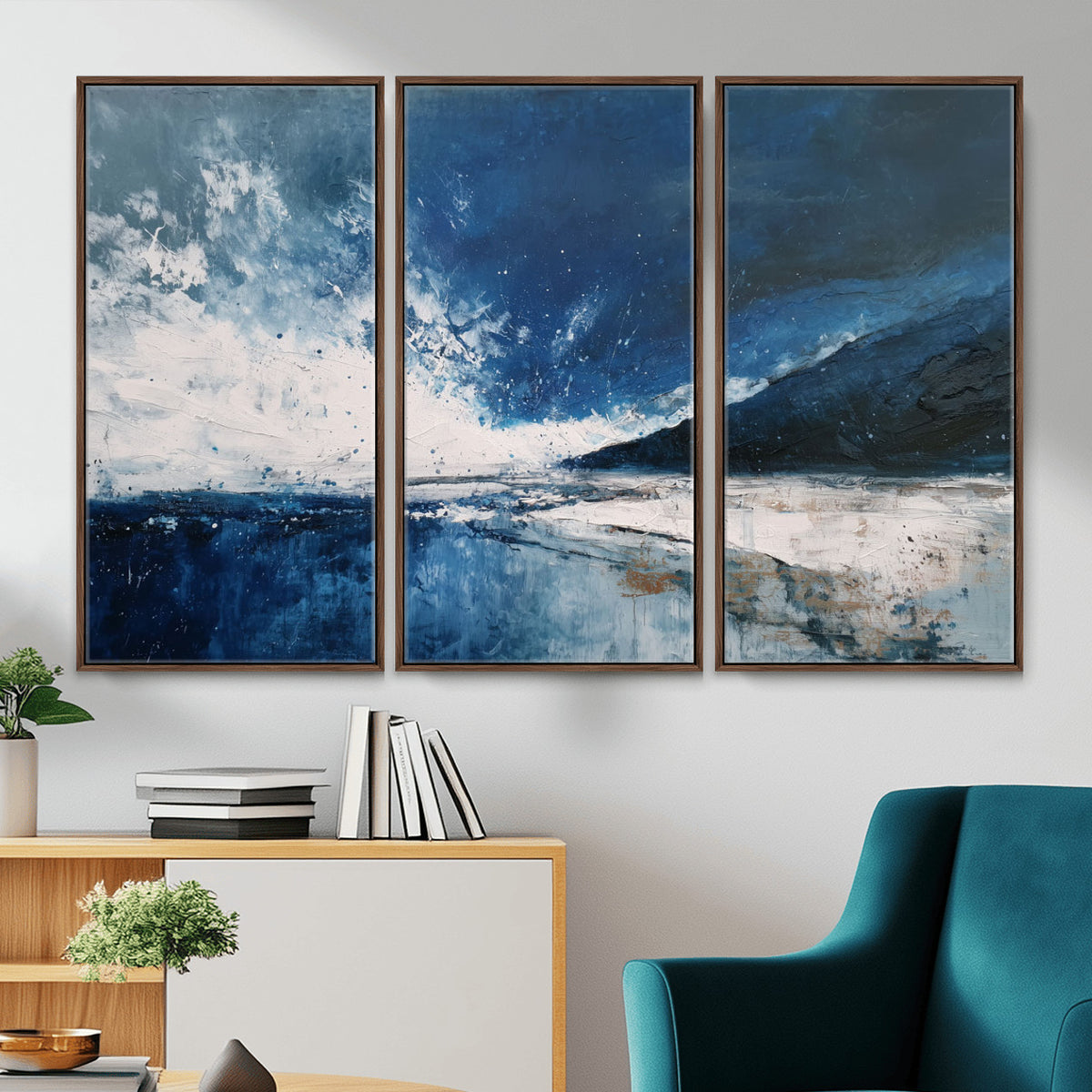 76136620-MGV-CV-36X24 - Extra Large Abstract Wall Art Canvas Print