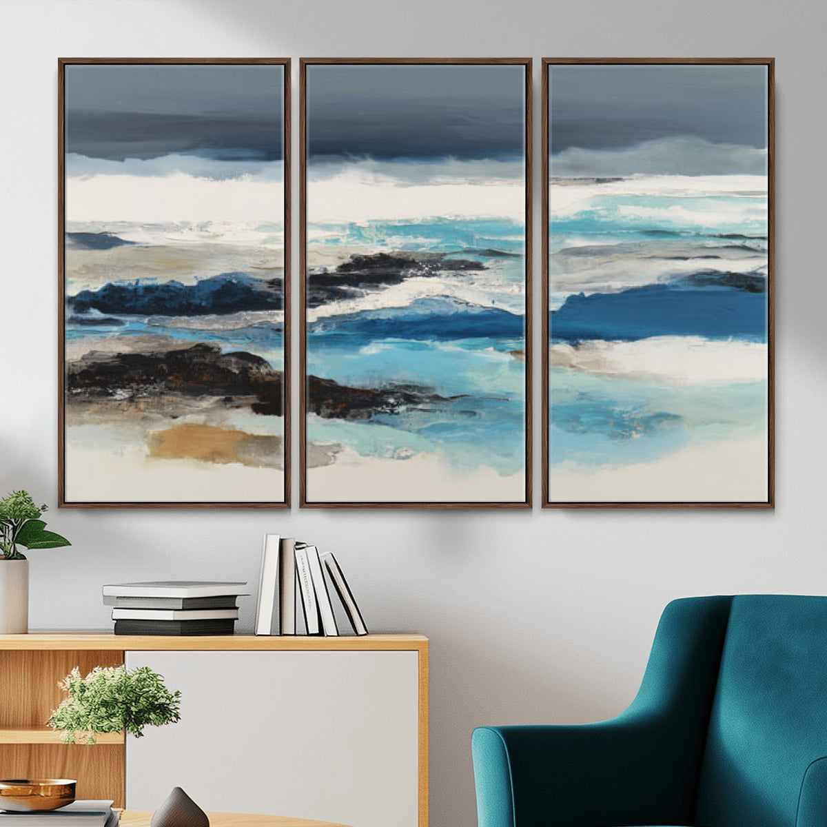 53645131-MGV-CV-36X24 - Extra Large Abstract Wall Art Canvas Print