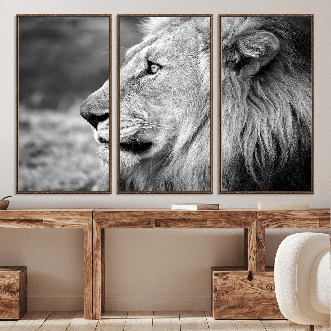 60973-MGV-CV-36X24-African Lion Wall Art Canvas Print