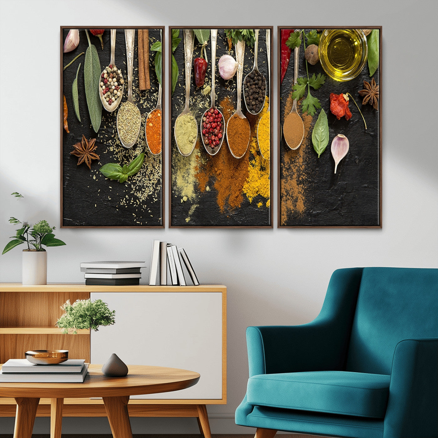 MGV-FC-48X32-3P - Spices Wall Art Canvas Print