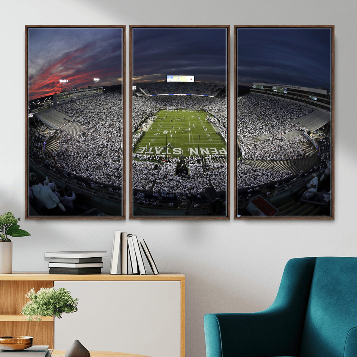 59877-MGV-CV-36X24 - Penn State University Nittany Lions Football Team Print