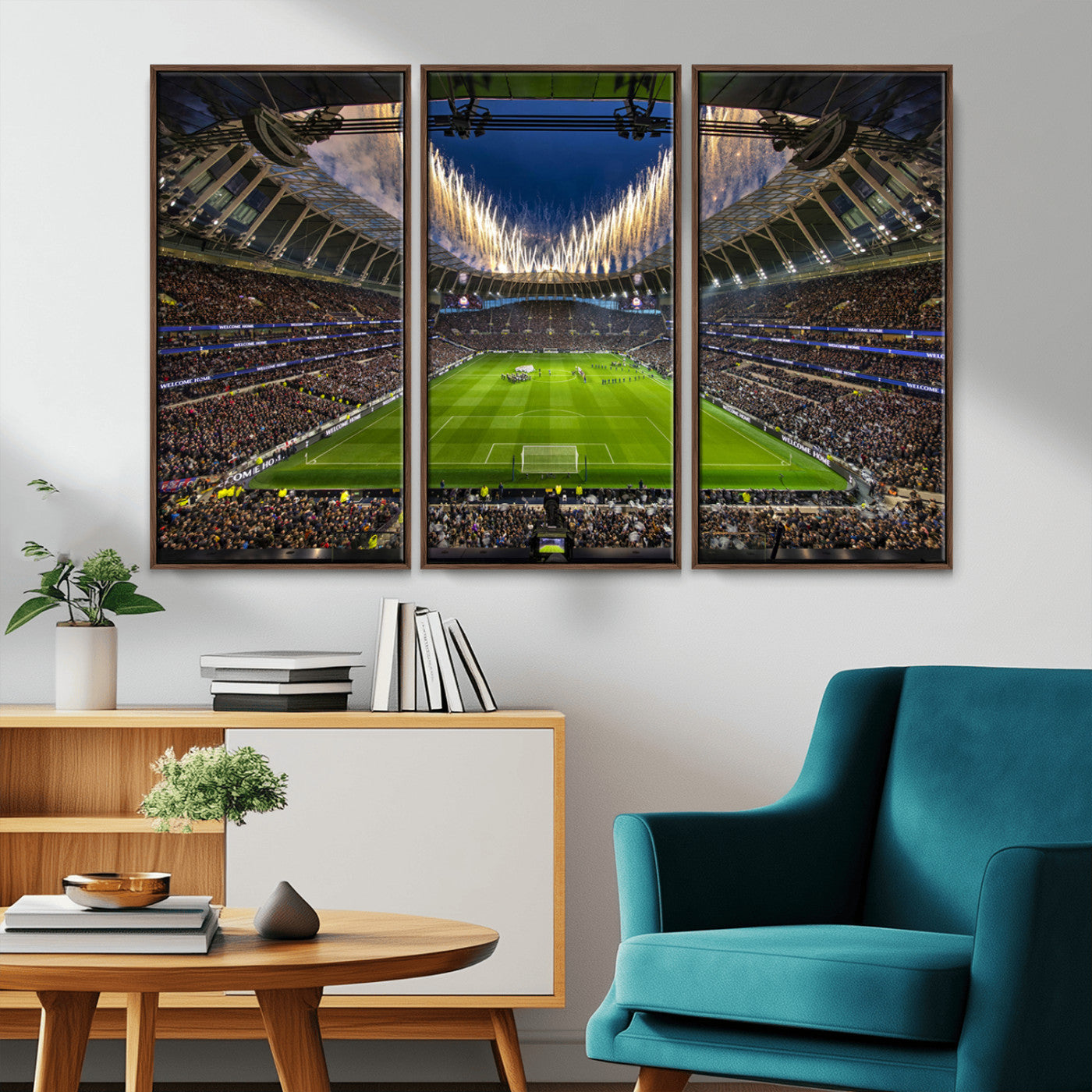 MGV-FC-48X32-3P - Tottenham Hotspur Football Team Print - London Tottenham Hotspur Stadium Wall Art Canvas Print