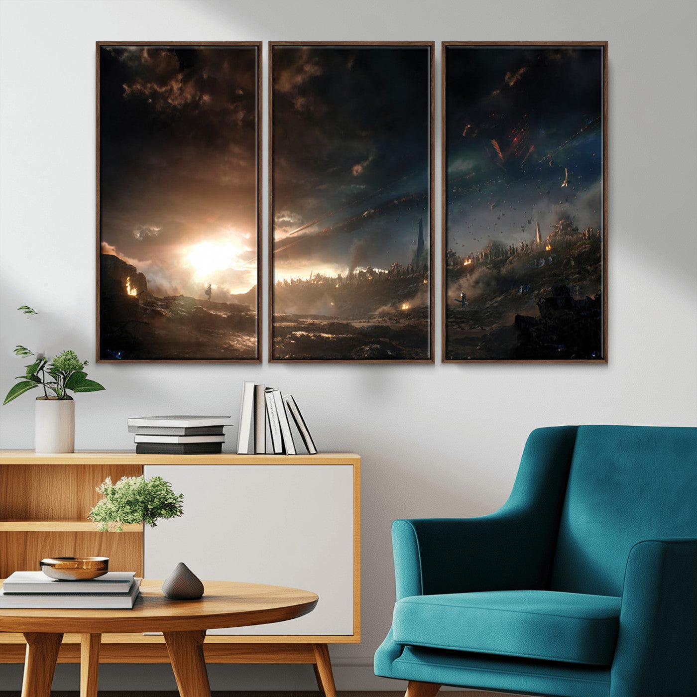 MGV-FC-48X32-3P - Avengers Planet Wall Art Canvas Print