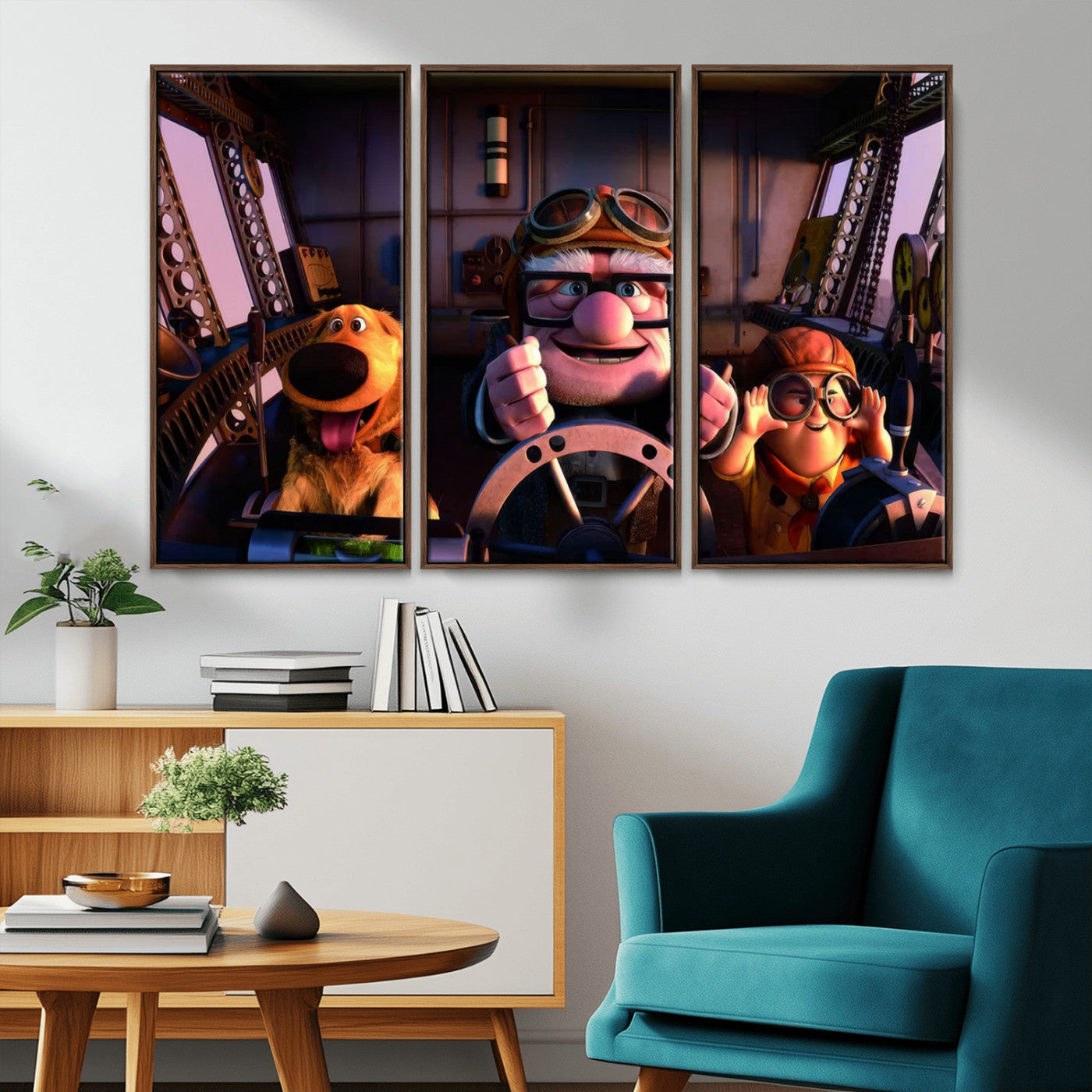 MGV-FC-48X32-3P - Carl Russel And Dog, Movie Up Poster, Movie Up Wall Art, Movie Up Poster Print, Carl