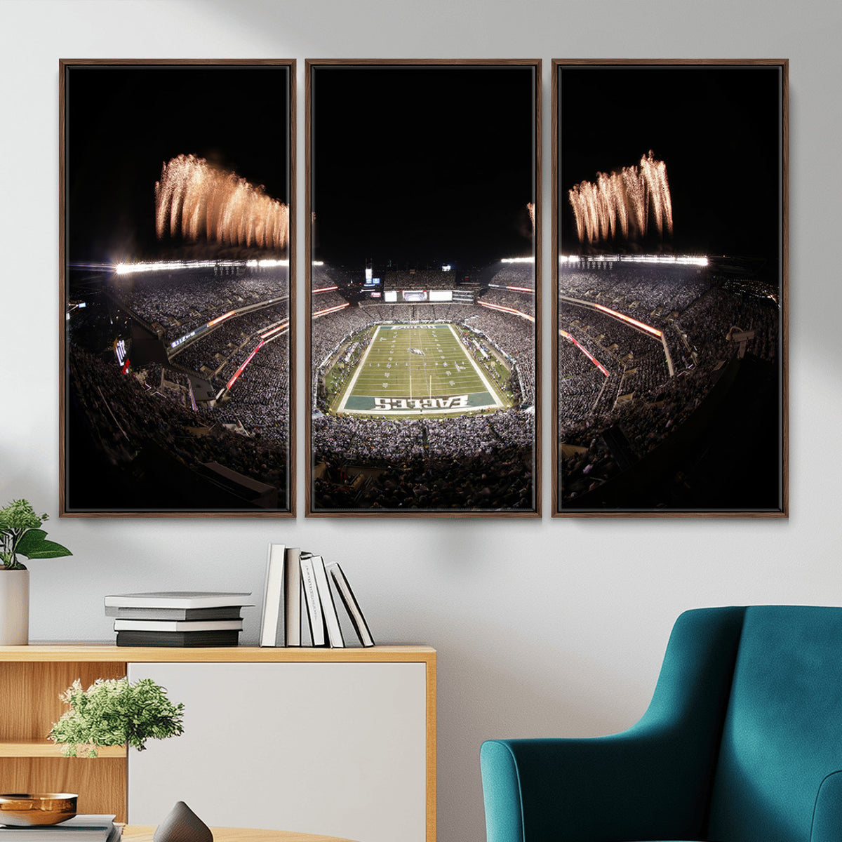 48893-MGV-CV-36X24 - Eagles Field Stadium Wall Art, Lincoln Financial Field