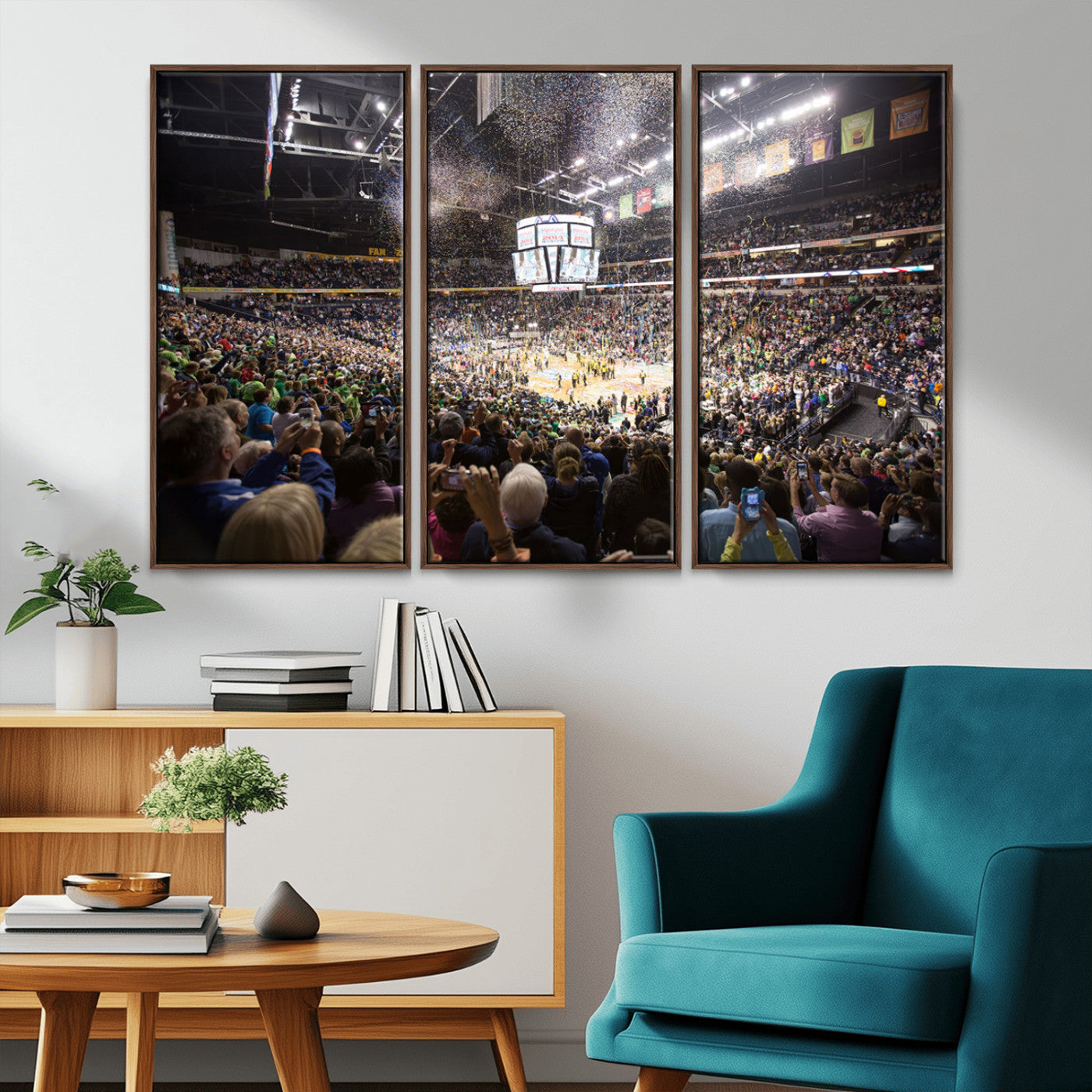 MGV-FC-48X32-3P - Bridgestone Arena Wall Art Canvas | Nashville Predators Hockey Team Print | Canvas Print | Ready to