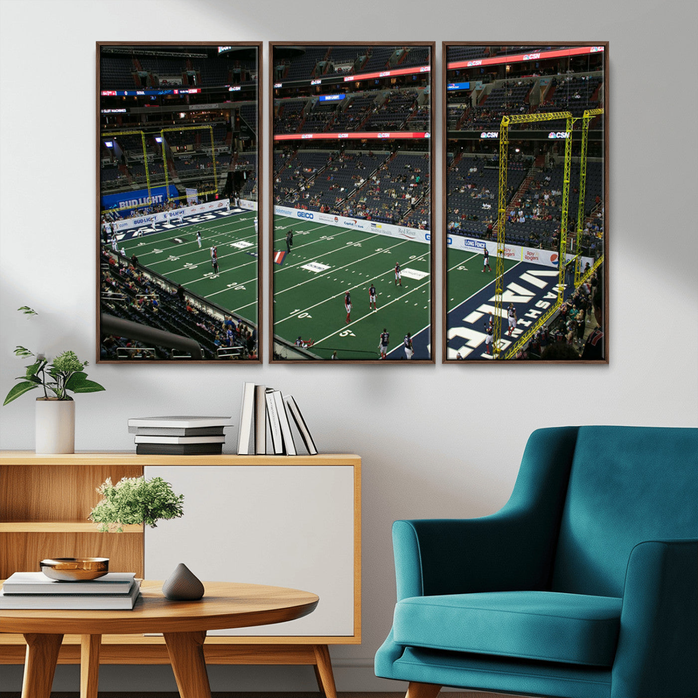 MGV-FC-48X32-3P - Capital One Arena Wall Art | Washington Wizards & Capitals Print | Canvas Print | Ready to Hang |