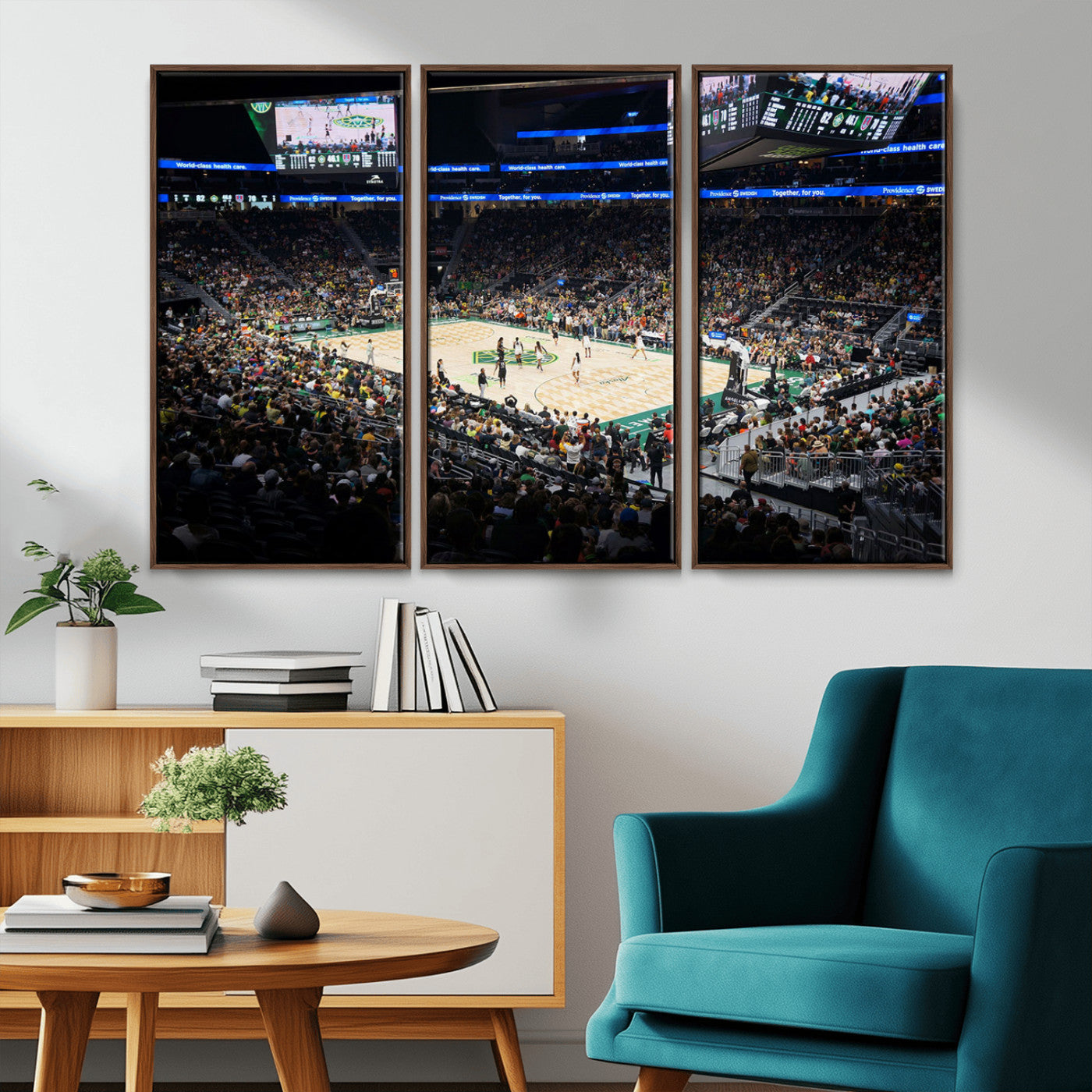 MGV-FC-48X32-3P - Climate Pledge Arena | Washington Seattle Kraken Hockey Stadium Wall Art | Canvas Print | Ready to