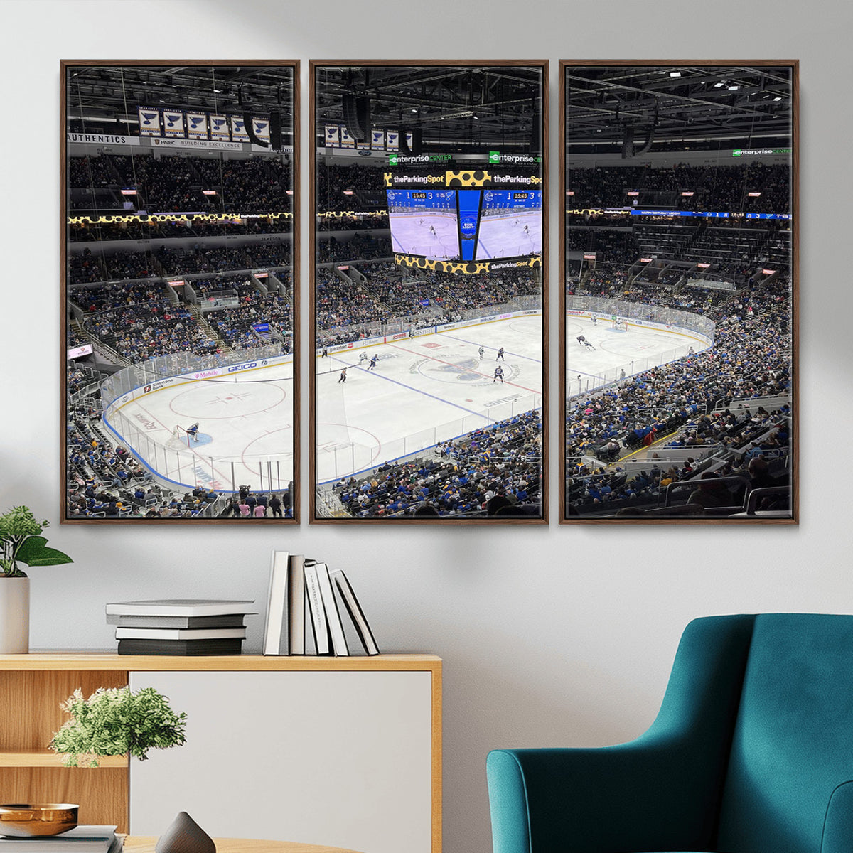 75222-MGV-CV-36X24 - Enterprise Center Missouri St. Louis Blues Hockey Stadium