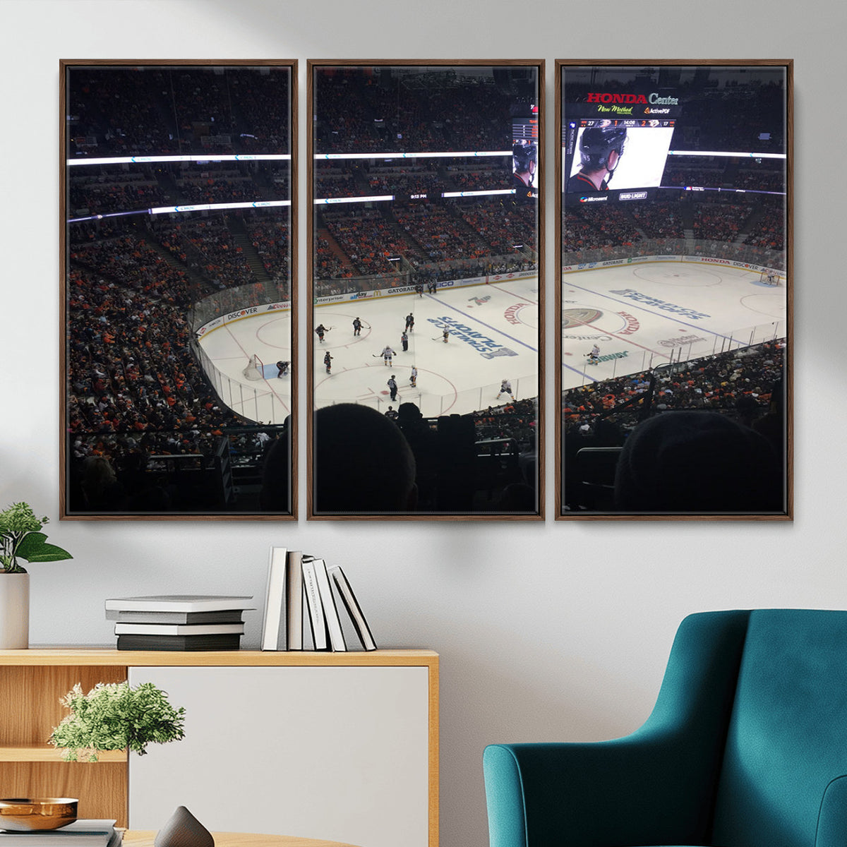 24634-MGV-CV-36X24 - Honda Center California Anaheim Ducks Hockey Stadium Wall Art