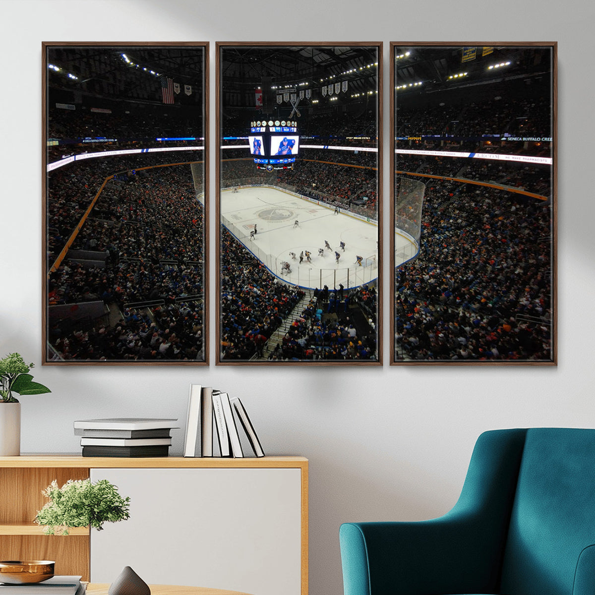 15132-MGV-CV-36X24 - KeyBank Center New York Buffalo Sabres Hockey Stadium Canvas