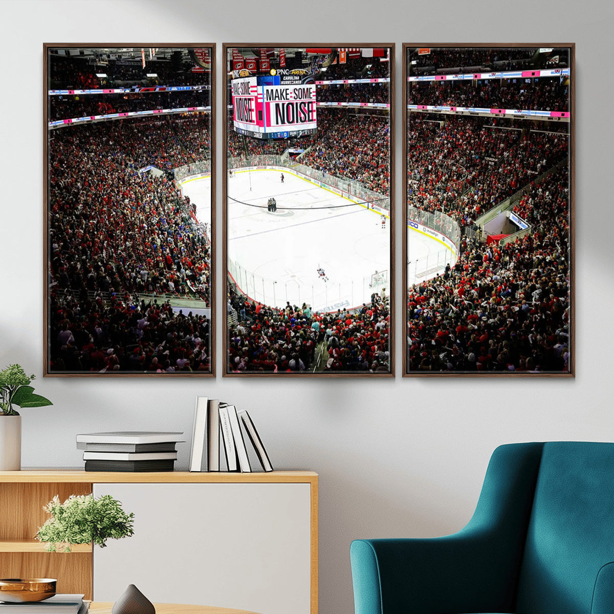 73950-MGV-CV-36X24 - PNC Arena Raleigh North Carolina Hurricanes Hockey Stadium