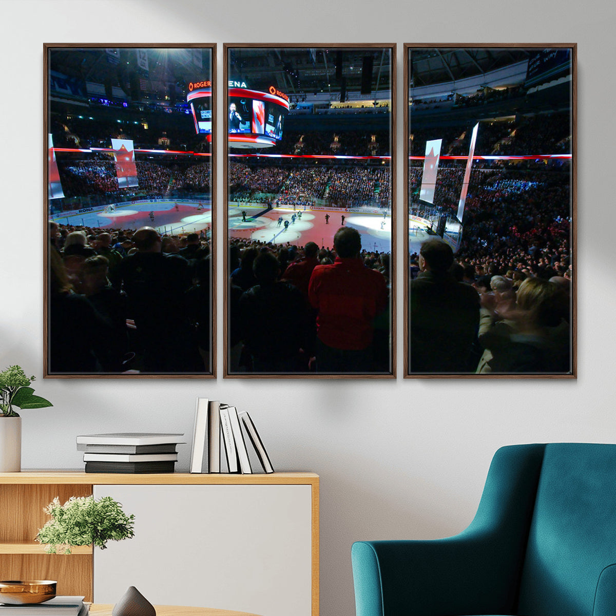 84945-MGV-CV-36X24 - Rogers Arena Vancouver Canucks Ice Hockey Stadium Wall Art