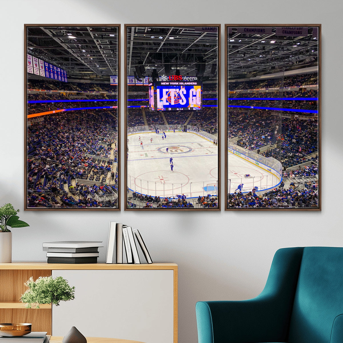 78692-MGV-CV-36X24 - UBS Arena Elmont New York Islanders Ice Hockey Wall Art, UBS Arena Elmont Wall Art Canvas Print