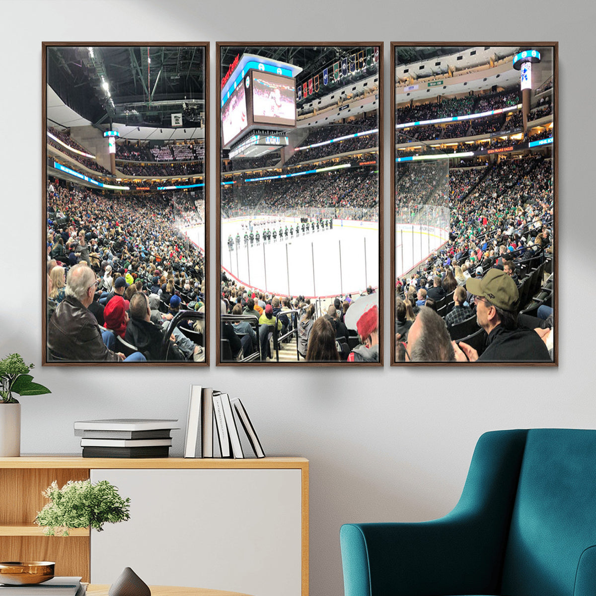 44414-MGV-CV-36X24 - Xcel Energy Center St Paul Minnesota Wild Ice Hockey Stadium