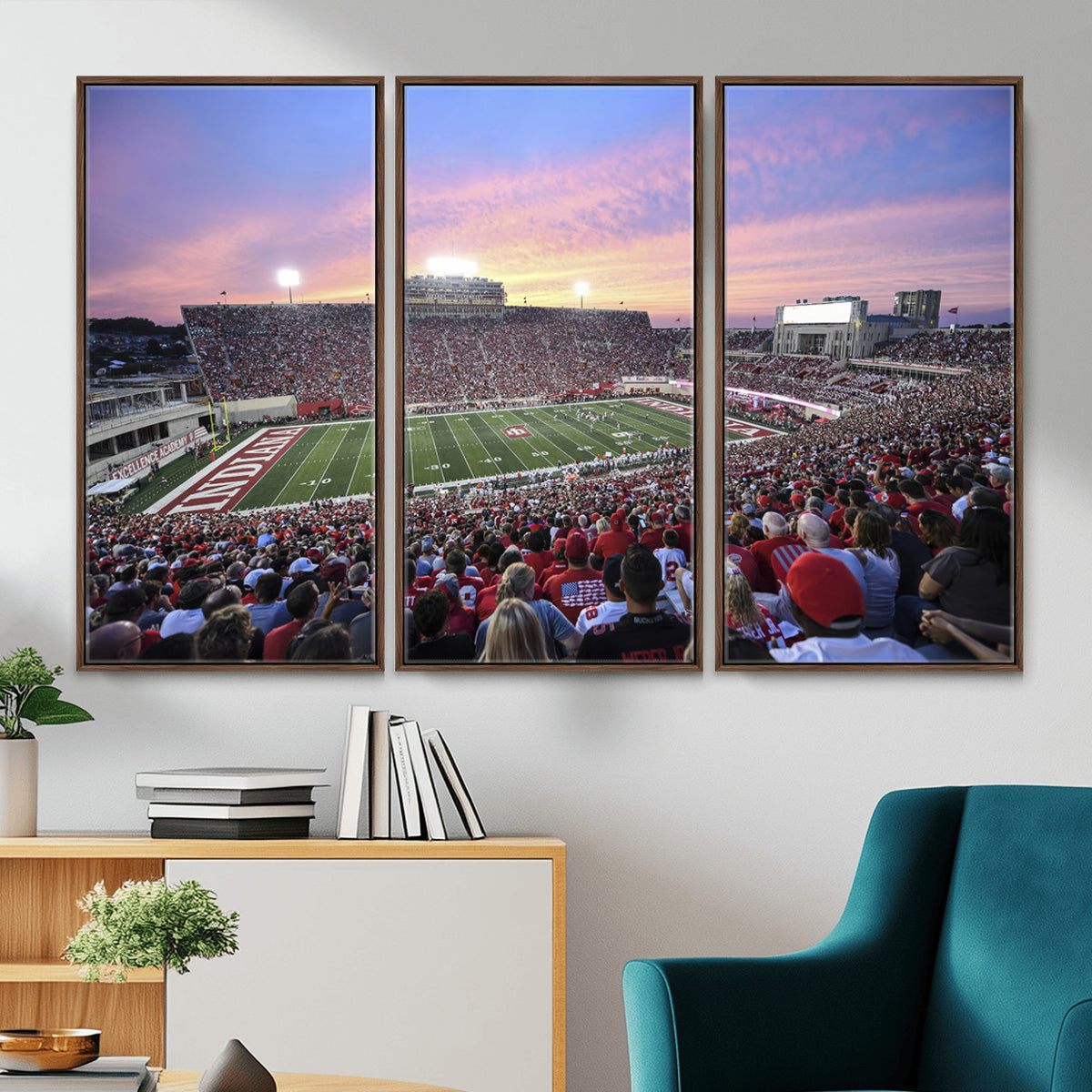 13046-MGV-CV-36X24 - Indiana University Hoosiers Football Team Print