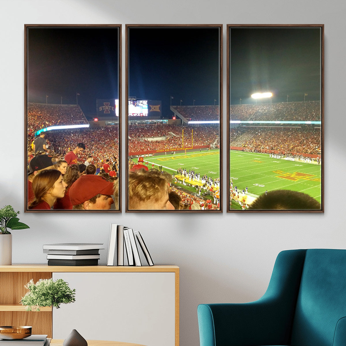 94319-MGV-CV-36X24 - Iowa State University Cyclones Art Print, Jack Trice Stadium Ames