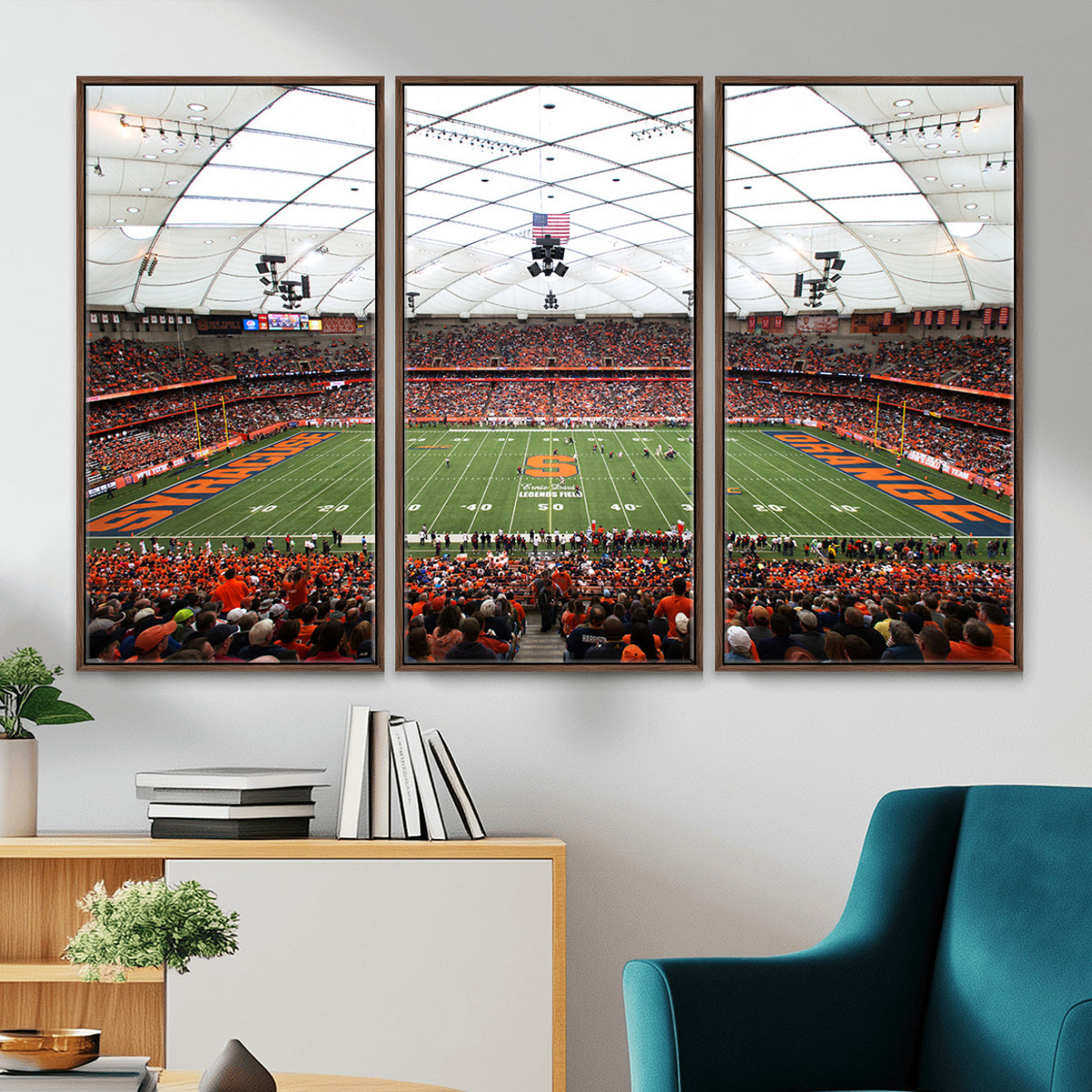 78104-MGV-CV-36X24 - Syracuse University Orange Football Team Print, Syracuse